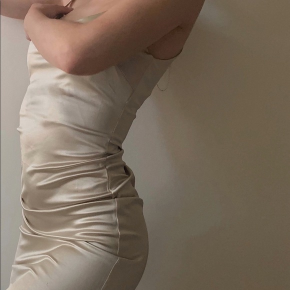 Satin Midi Dress - Picture 2 of 7